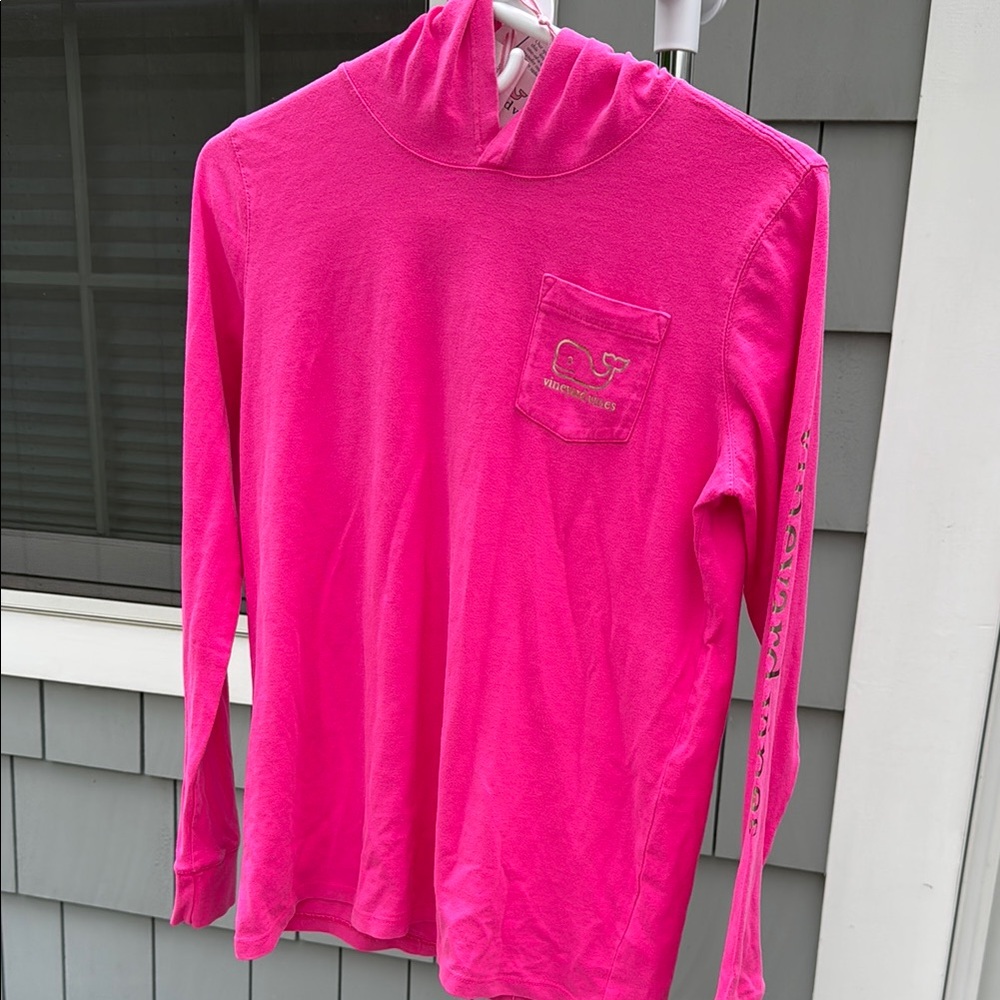 Vineyard Vines Kids Pink Long Sleeve Shirt